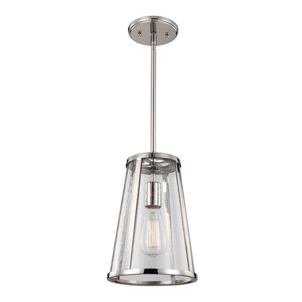 Harrow Lampada A Sospensione In Nichel Lucido 1Xe27 60W Feiss-image