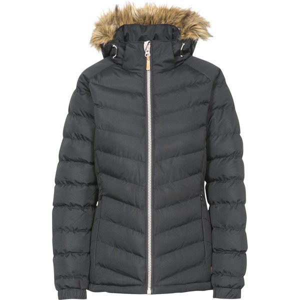 Trespass Giacca Trapuntata Da Donna Nadina, Impermeabile TP4130 (Xl) (Nero)-image