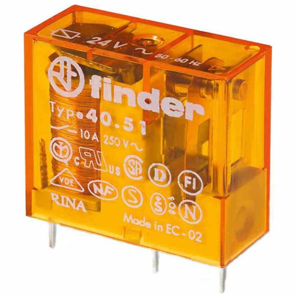 Finder S.P.A 40.51.8.230.0000 Relè Di Stampa 230 V/Ac 10 A 1 Contatto In Scambio 1 Pz-image