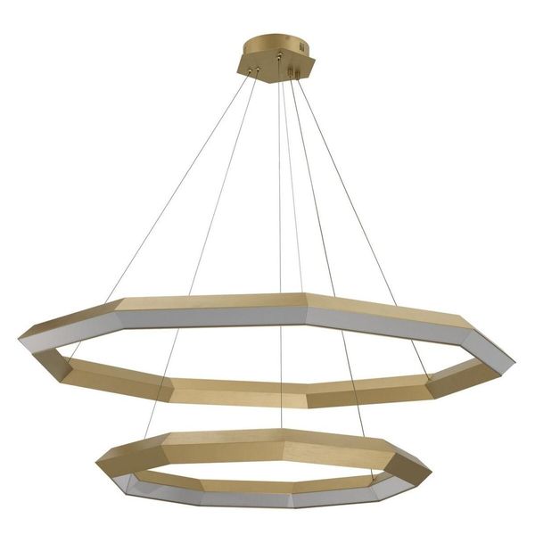 Casa Padrino Lampadario A Led Color Ottone Antico Ø 120 X H. 245 Cm - Qualità-image