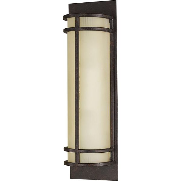 Lampada Da Parete In Bronzo E Ambra FE-FUSION2 Feiss-image
