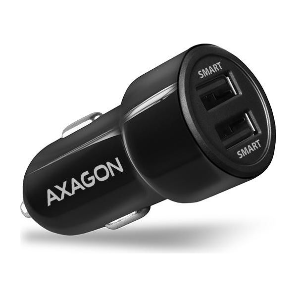 Axagon Axagon PWC-5V5 Caricatore Per Dispositivi Mobili Telefono Cellulare, Smartphone, Tablet, Universale Nero Accendisigari Ricarica Rapida Auto-image