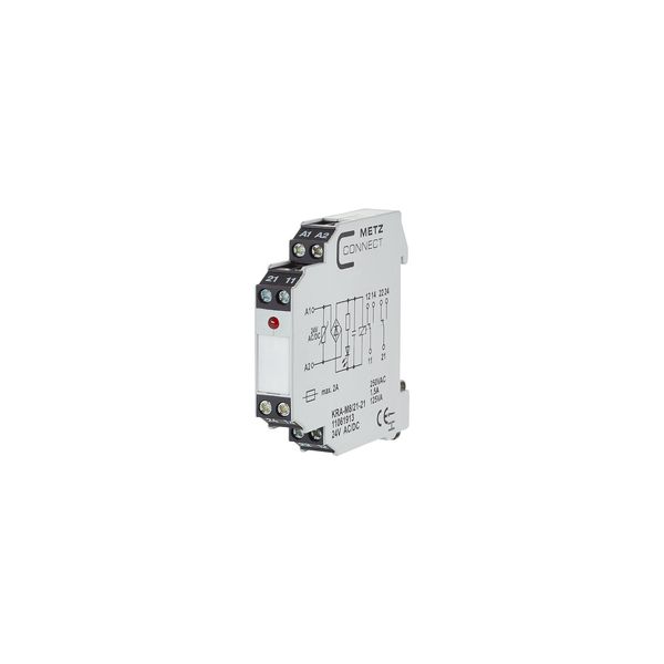 Modulo Di Connessione 2W - Relè Di Commutazione Ac 24V Dc 24V 1,5A KRA-M8/21-21 24AC/DC-image