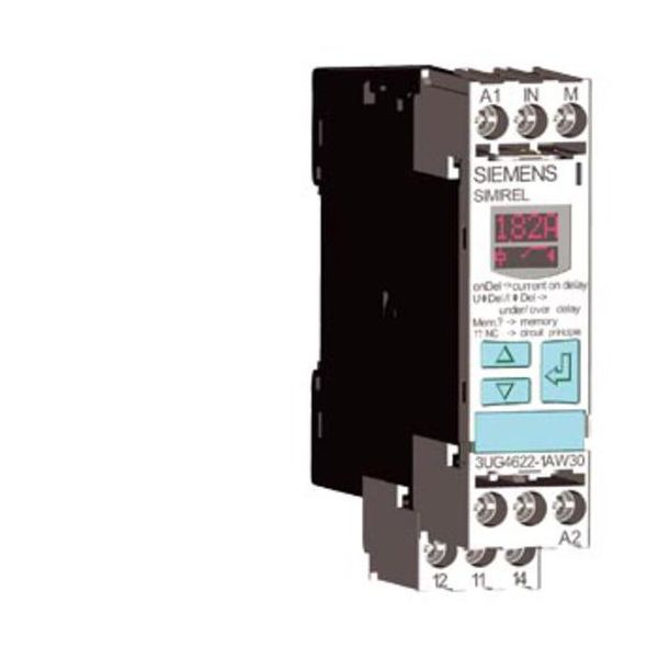 Relè Di Monitoraggio Siemens Sirius 3UG4 3UG4622-1AW30 Monitoraggio Corrente Monofase (3UG4622-1AW30)-image