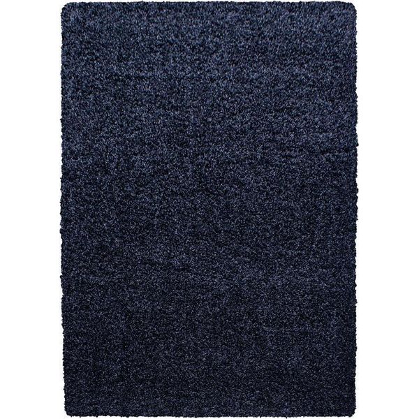 160X230 Cm Tappeto Piece Life Shaggy 1500 Navy-image