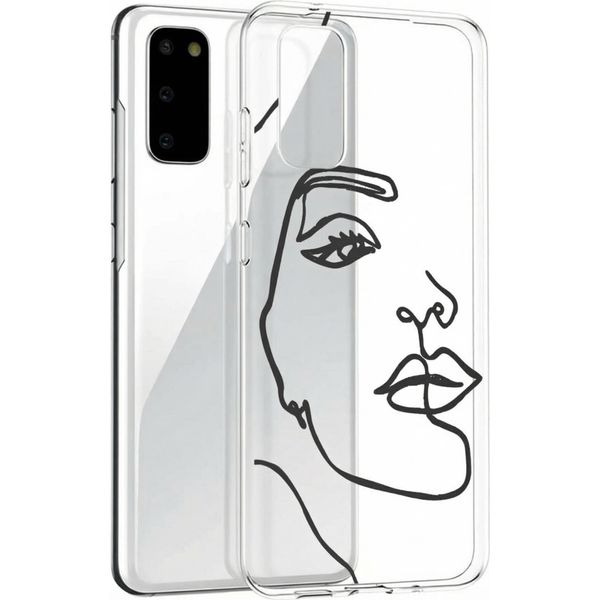 Samsung Galaxy S20 Sleeve - Silicone - Custodia/Copertura Morbida Imoshion - Trasparente-image