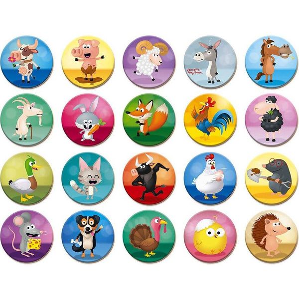 Gioco Di Memoria Janod - Animali - Gioco Educativo Di Cartone Per Bambini-image