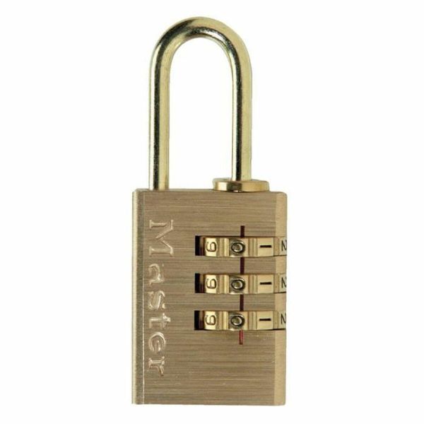 Serratura A Combinazione Master Lock, 3 Cifre, Oro-image