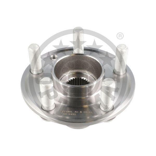 Optimal 04-P491 Mozzo Ruota Posteriore Per Land Rover Freelander 2 Suv (L359) 5 Fori Ø108 Mm Cerchio Forato-image