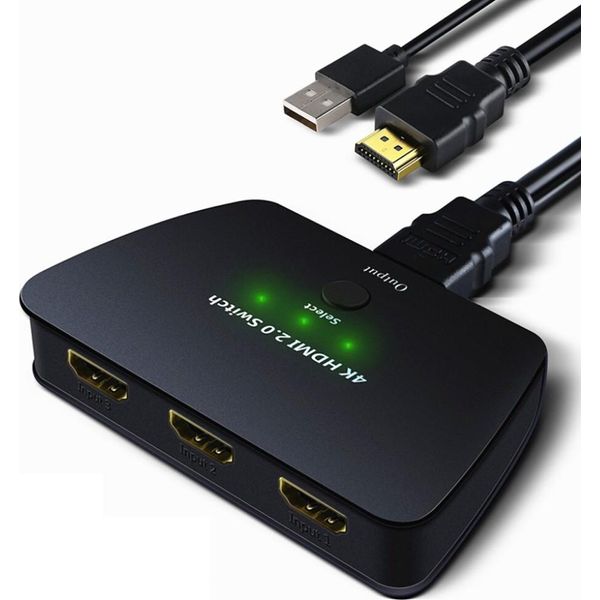 Inf Switch Hdmi 3X1 Con Hdr 3D 4K-image