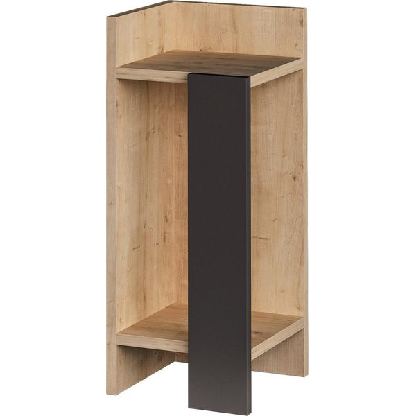 Skye Decor, Elos Left - Rovere, Antracite, Comodini E Armadietti, Rovere, 25 X 60 X 27 Cm-image