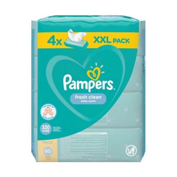 Pampers Fresh Clean Xxl 4× 80 Ks-image