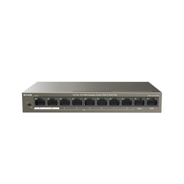 Tenda TEF1110P-8-63W Tenda Switch 10-Port Fe TEF1110P-8-63W 58W (8X Poe)-image