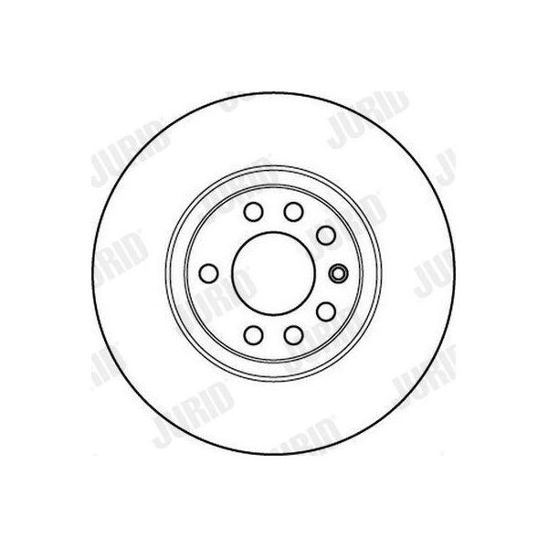 2X Disco Freno Jurid 562240JC Per Opel Corsa D Hatchback (S07) Zafira B (A05)-image