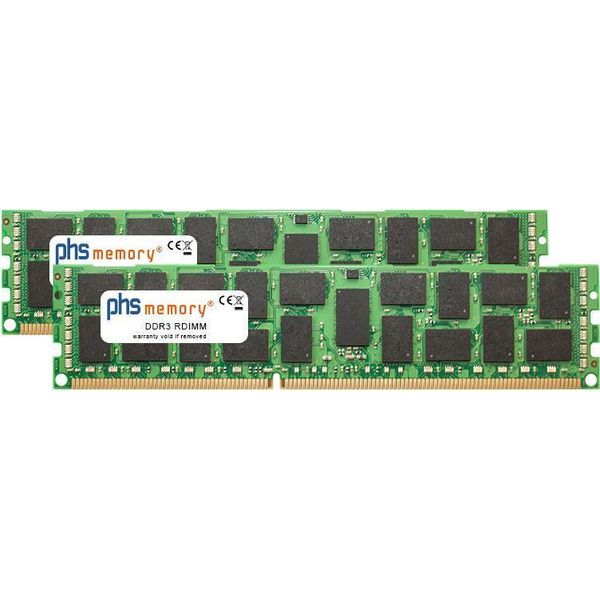 Kit Di Memoria Ram Phs-Memory 32GB (2X16Gb) Per Supermicro H8SCM-F DDR3 Rdimm 1600Mhz PC3-12800R (SP159884)-image