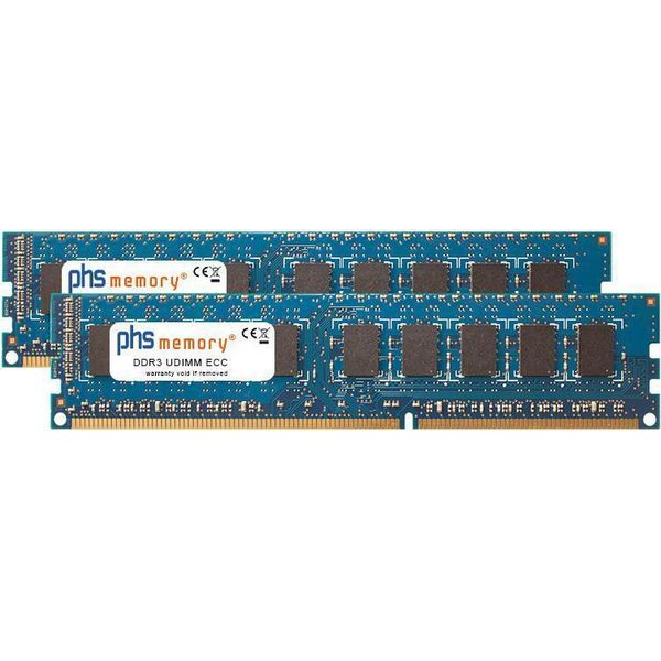 Kit Di Memoria Ram Phs-Memory 16GB (2X8Gb) Per Supermicro H8SCM DDR3 Udimm Ecc 1600Mhz PC3-12800E (SP159909)-image