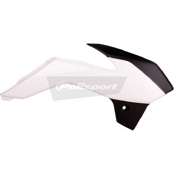 Polisport Spoiler Radiatore Laterale Nero/Bianco Per Ktm SX85-image