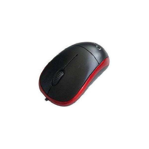 L-Link | Mouse Ottico Usb LL-2080-R | Nero/Rosso-image