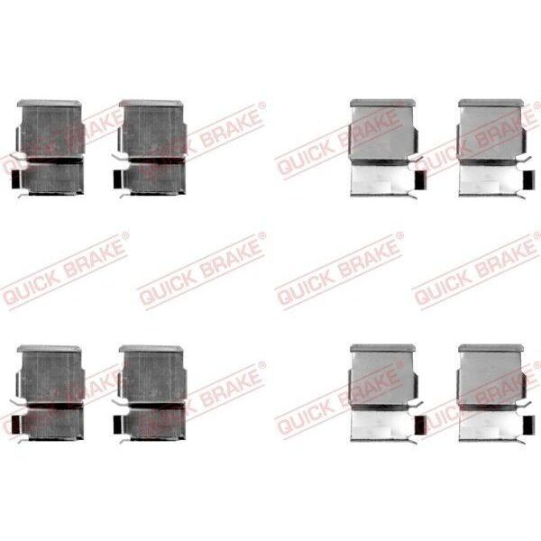 Kit Installazione Pastiglie Freno Mitsubishi Pajero Posteriore 07--image