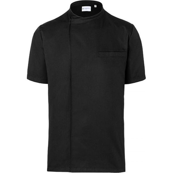 Karlowsky Bjm 3 | Camicia Da Cuoco A Maniche Corte Basic - Colore: Nero (Circa Pantone Black 6 C) - Taglia: Xxl-image