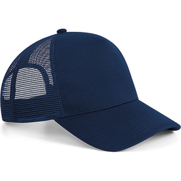 Beechfield B642 | Microknit Snapback Trucker - Chiusura A Scatto - Colore: French Navy - Taglia: Unica-image