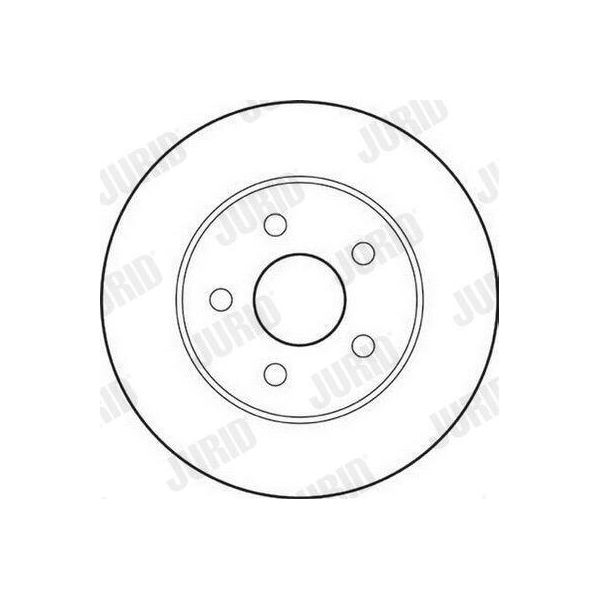 2X Disco Freno Jurid 562193JC Per Ford Mondeo Iii Estate (Bwy) Mondeo Iii (B5Y)-image