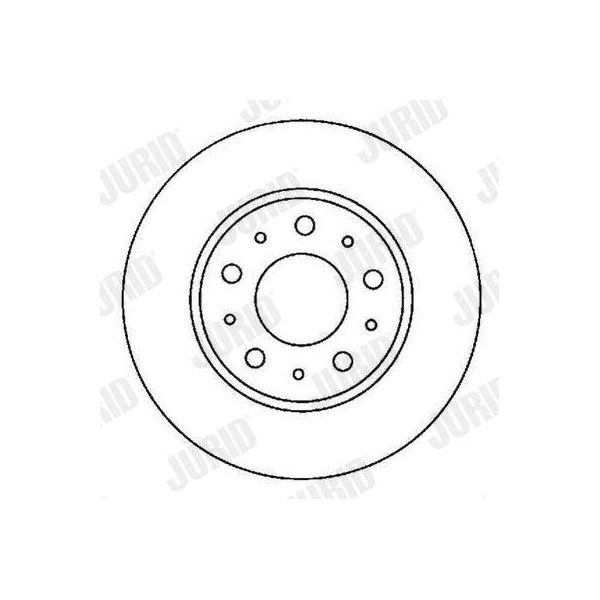 2X Disco Freno Jurid 561866JC Per Volvo V70 I (875 876) 850 Estate (855) 50 3Mm-image