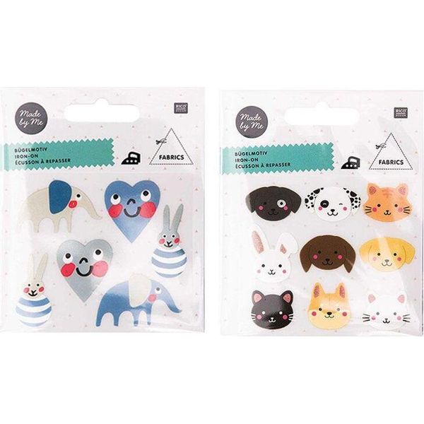 Distintivo Da Stirare Per Bambini - Bambino + Animali Domestici-image