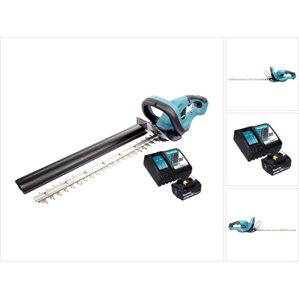 Tagliasiepi A Batteria Makita Duh 523 RG1 18 V 52 Cm + 1X Batteria Ricaricabile 6,0 Ah + Caricabatterie-image