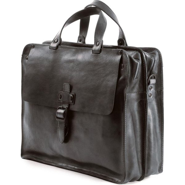 Harold's Pelle Borsa Da Ufficio Cartella Aberdeen Businessbag Twin Black Nero-image