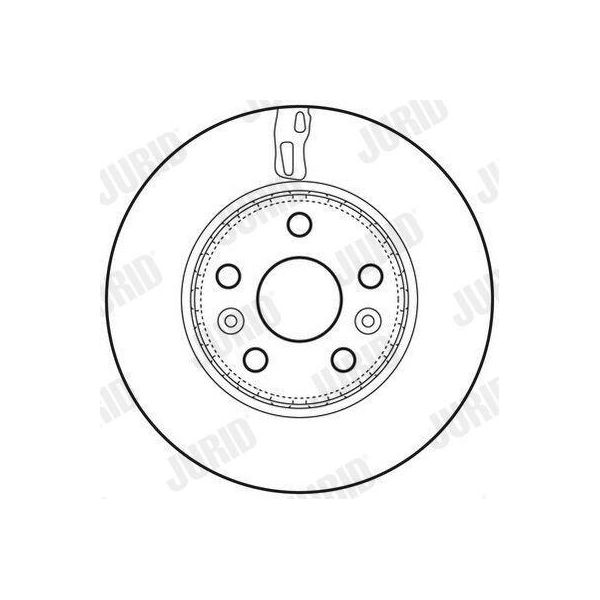 2X Disco Freno Jurid 562730JC Per Furgone MERCEDES-BENZ Citan (415)-image