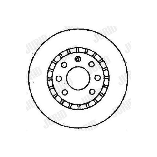 2X Disco Freno Jurid 561488JC Per Opel Astra F Cc (T92) Vectra B (36_) 41Mm-image