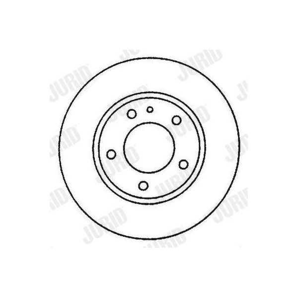 2X Disco Freno Jurid 562049JC Per MERCEDES-BENZ Classe A (W168) 40 5Mm-image