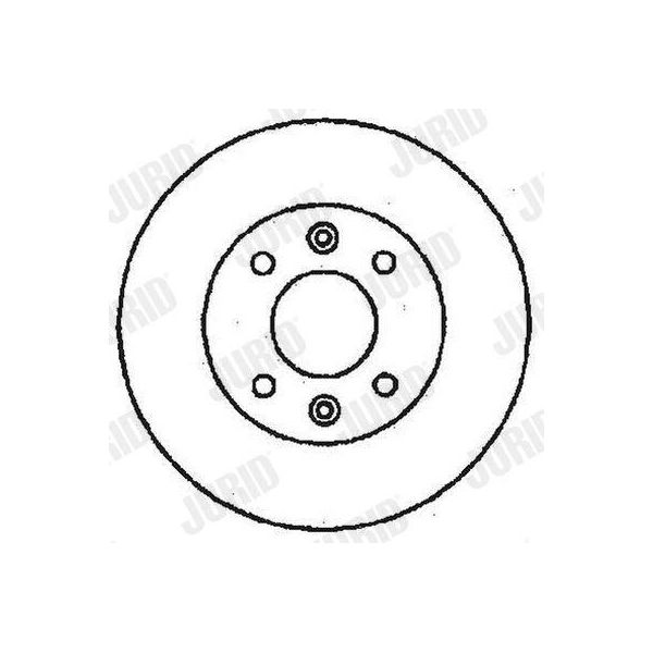 2X Disco Freno Jurid 561257JC Per Renault Twingo I (C06_) Super 5 (B/C40_) 41Mm-image