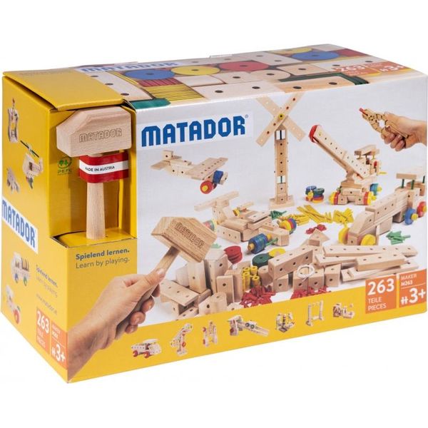 Matador Maker M263 Kit Di Costruzione In Legno Da 3 Anni-image