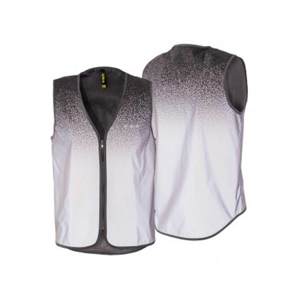 Gilet Di Sicurezza Wowow Storm Completamente Riflettente, Grigio Chiaro, Taglia Xxl-image
