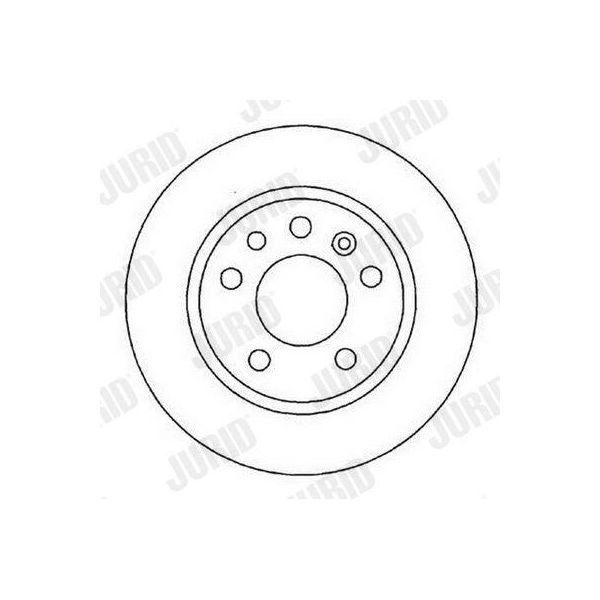 2X Disco Freno Jurid 561962JC Per Opel Vectra B (36_) Vectra B Caravan (31_)-image