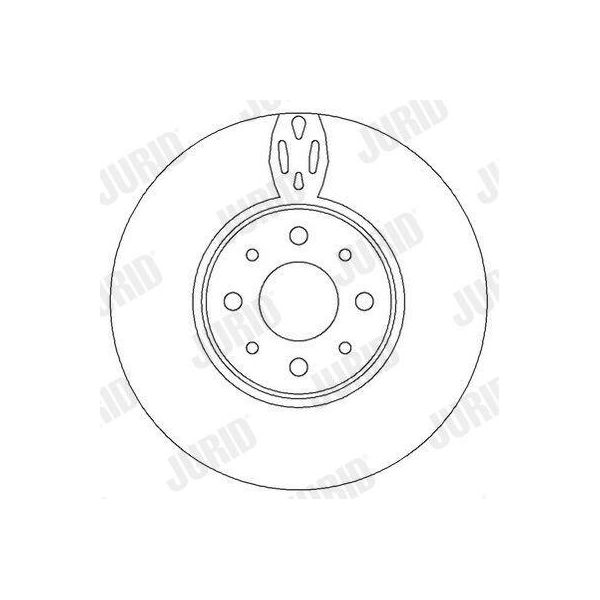 2X Disco Freno Jurid 562295JC Per Fiat Bravo Ii (198) Stilo (192) 43 5Mm 281Mm-image