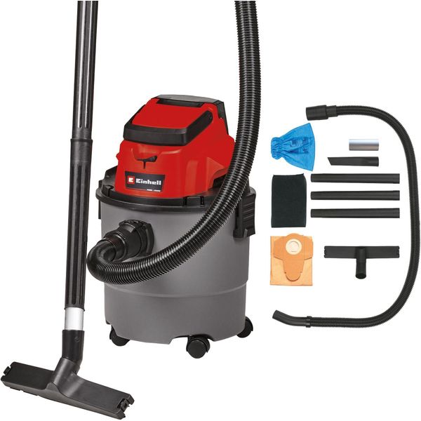 Einhell TC-VC 18/15 Li-Solo 15 L Aspiratore Per Fusti Dry&Wet Sacchetto Per La Polvere-image