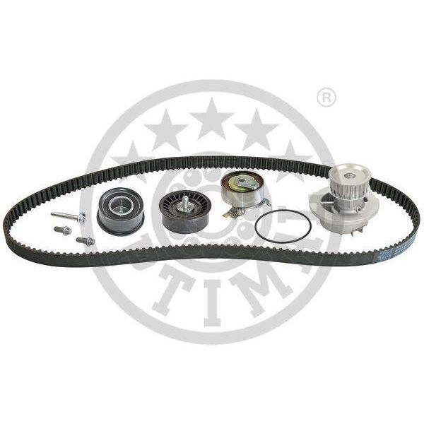 Set Pompa Acqua + Cinghia Di Distribuzione Ottimale Per Opel Astra G Zafira A 1.4 1.6 16V-image
