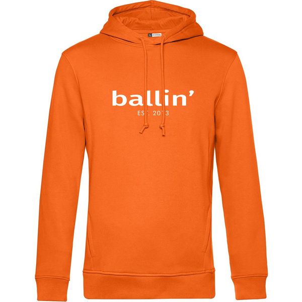 Felpa Con Cappuccio Ballin Est. 2013 Basic Arancione - Taglia 3XL-image