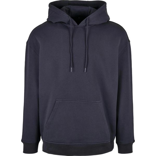 Build Your Brand Basic BB006 | Felpa Con Cappuccio Oversize Con Tasca A Canguro - Colore: Navy - Taglia: Xl-image