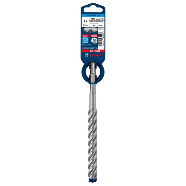 Bosch Expert Sds Plus-7X Trapano A Percussione, 17 X 150 X 215 Mm. Trapani A Percussione 2608900136-image
