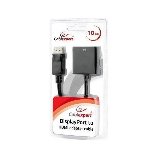 Gembird Gembird AB-DPM-HDMIF-002 Adattatore Cavo Video 0,1 M Displayport Hdmi Nero-image