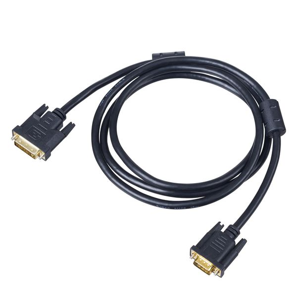 Cavo Dvi - Vga Akyga AK-AV-03 DVI-I M (24+5) - Vga (M) 1,8 M Nero-image