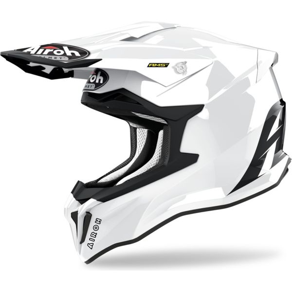 Casco Strycker Color, Airoh (Bianco Lucido, Taglia Xxl) 2025-image