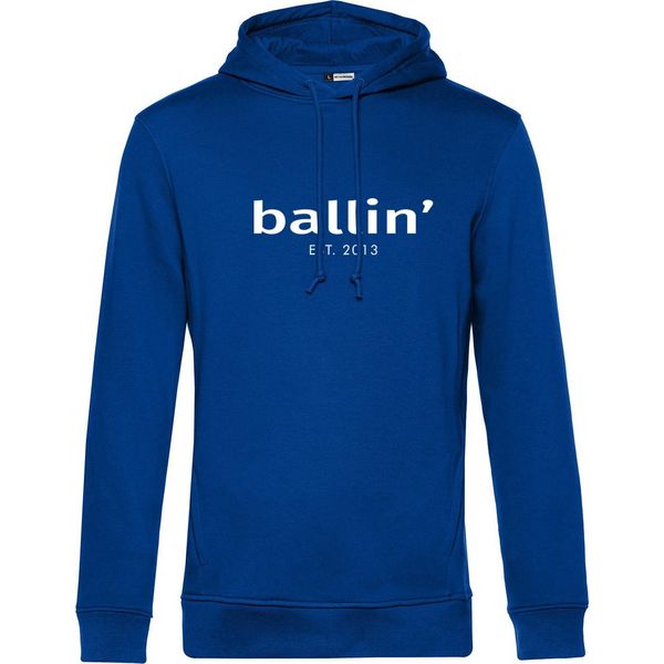 Felpa Con Cappuccio Ballin Est. 2013 Basic Blu - Taglia Xs-image