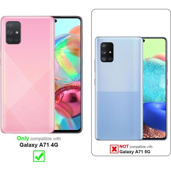 Cadorabo Custodia Protettiva Per Samsung Galaxy A71 4G In Rosso Custodia Del Telefono Cellulare Custodia Cover Tpu Etui-image