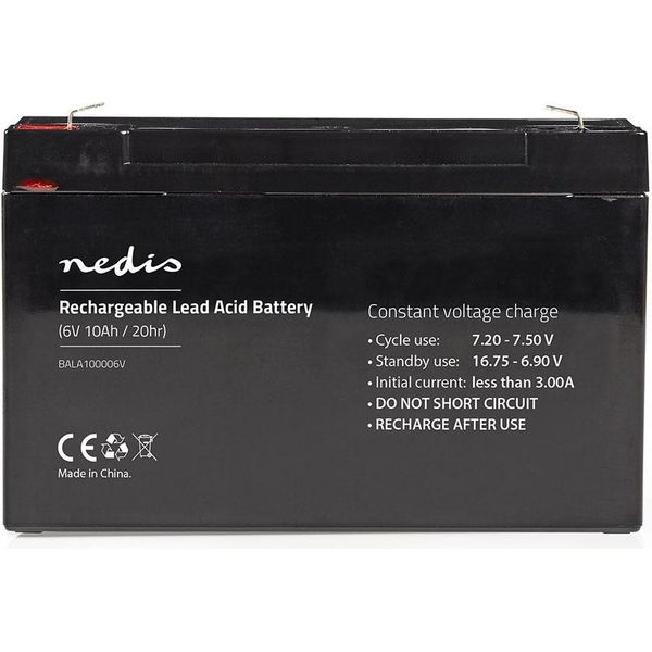 Batteria Al Piombo Ricaricabile | Piombo-Acido | Ricaricabile | 6 V | 10000 Mah-image