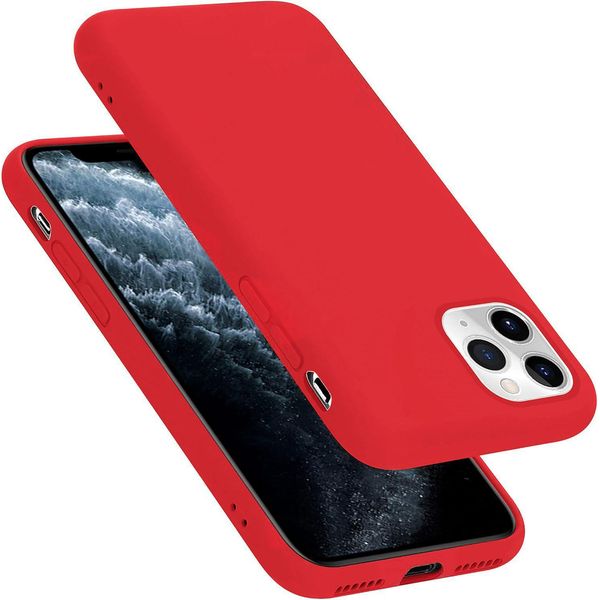 Cadorabo Custodia Protettiva Per Apple Iphone 11 Pro Custodia In Rosso Telefono Cellulare Custodia Cover Tpu Etui-image